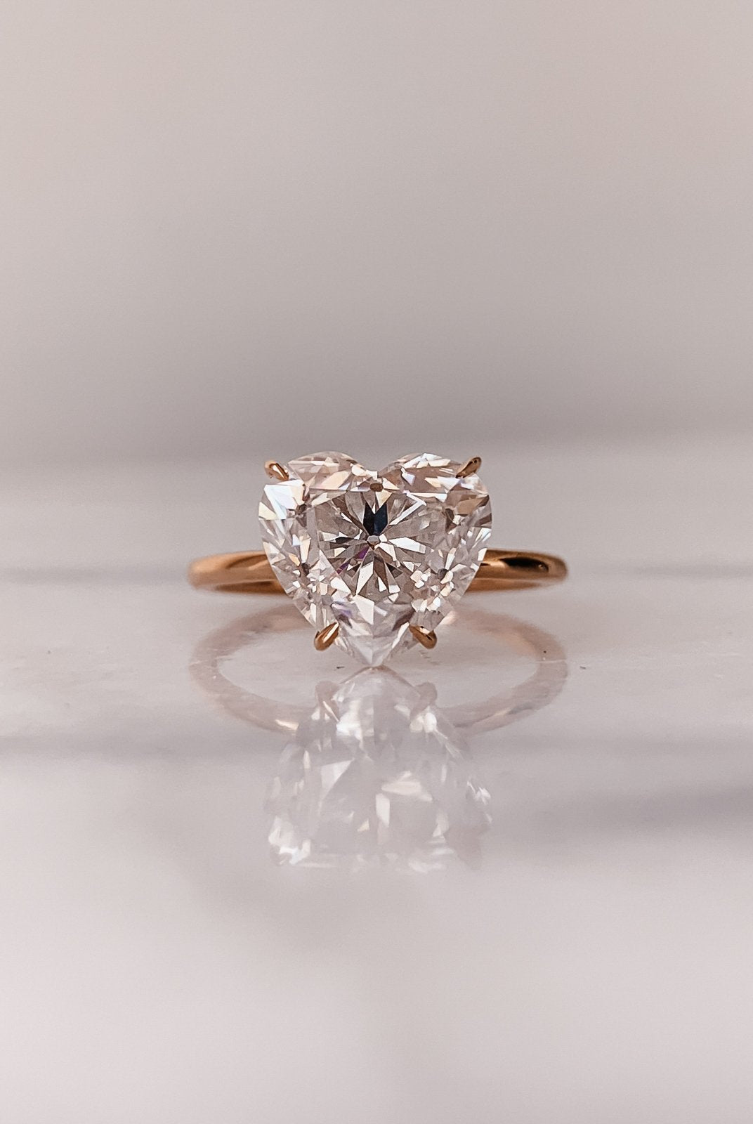 Heart Shaped Engagement Ring