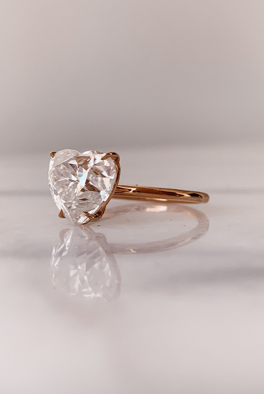 Heart Cut Diamond Ring