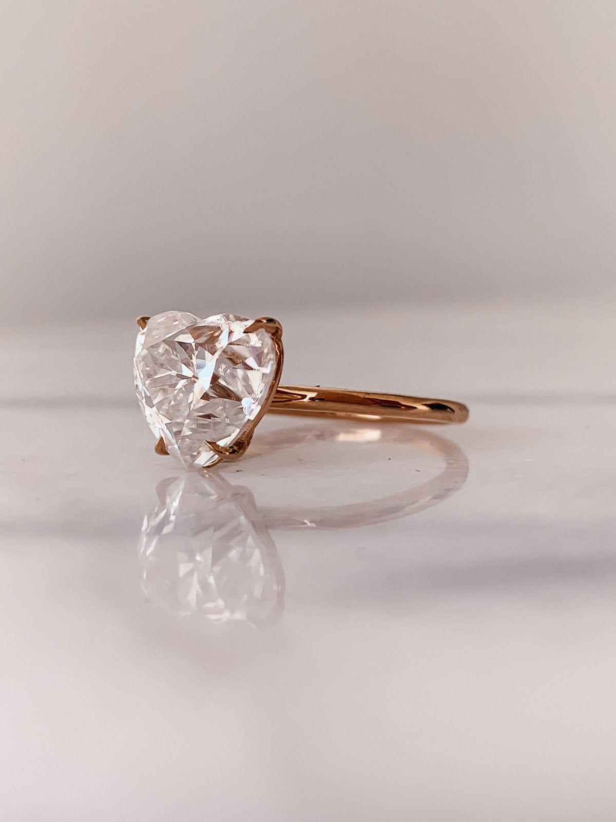 Heart Cut Diamond Ring