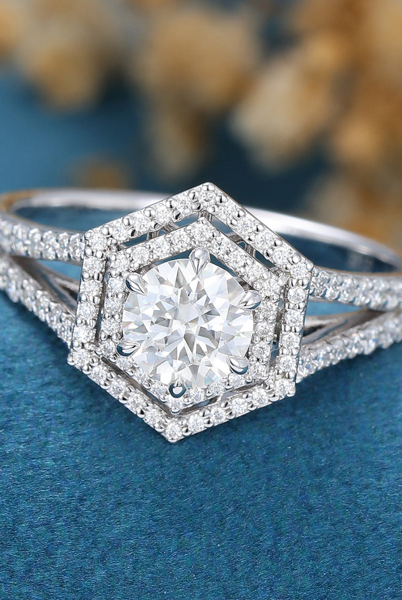 round-shaped-moissanite-double-halo-split-shank-engagement-ring