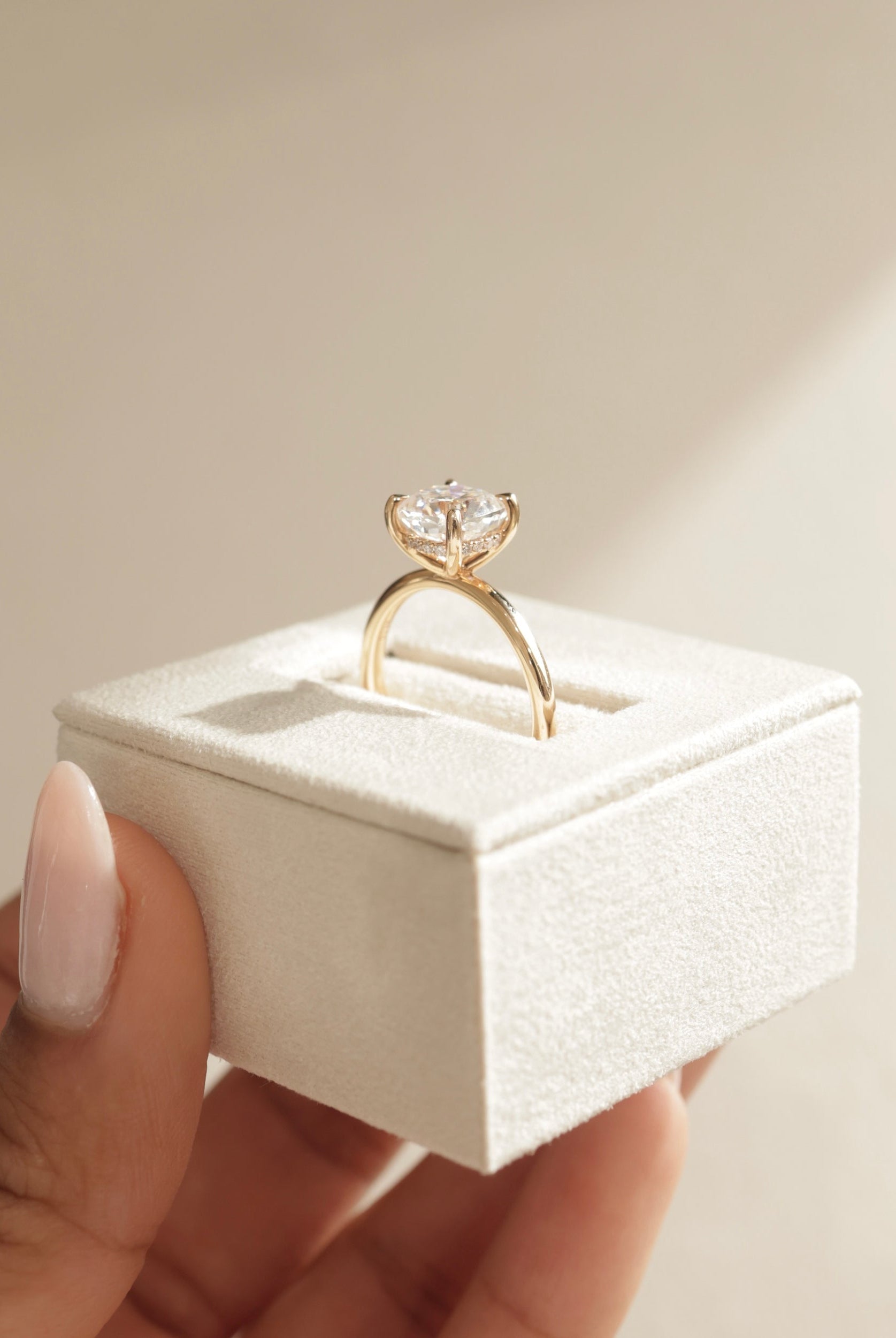 Cushion Moissanite Ring