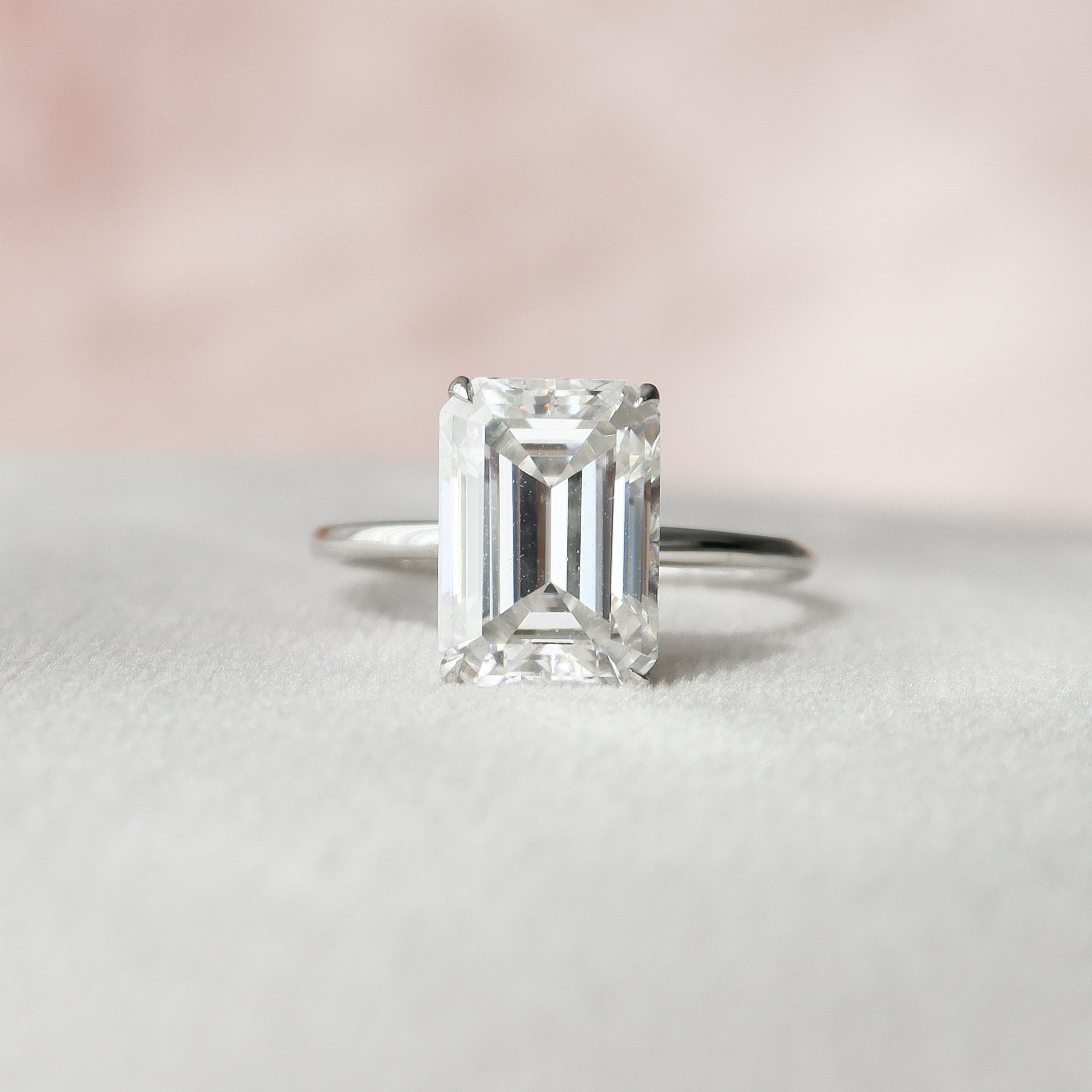Emerald Cut Bridal Ring
