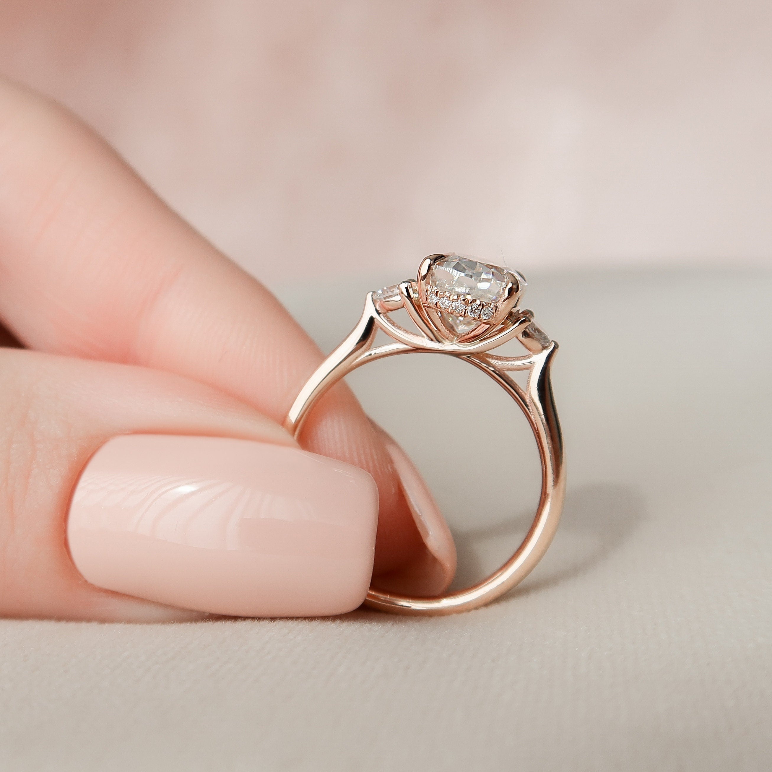 Oval Bridal Ring