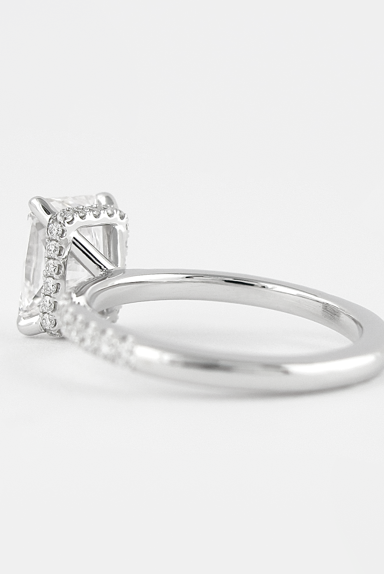 Moissanite Engagement Ring for Her
