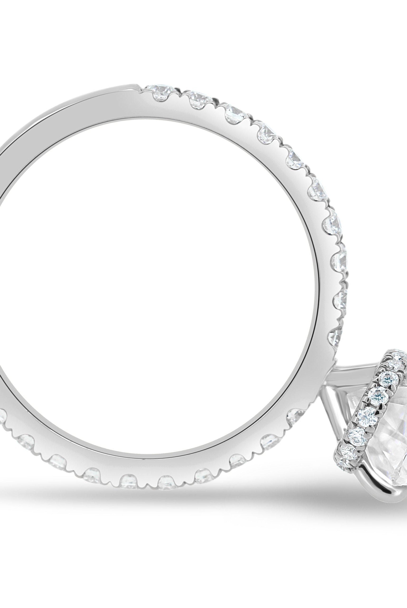 Moissanite Engagement Ring for Her