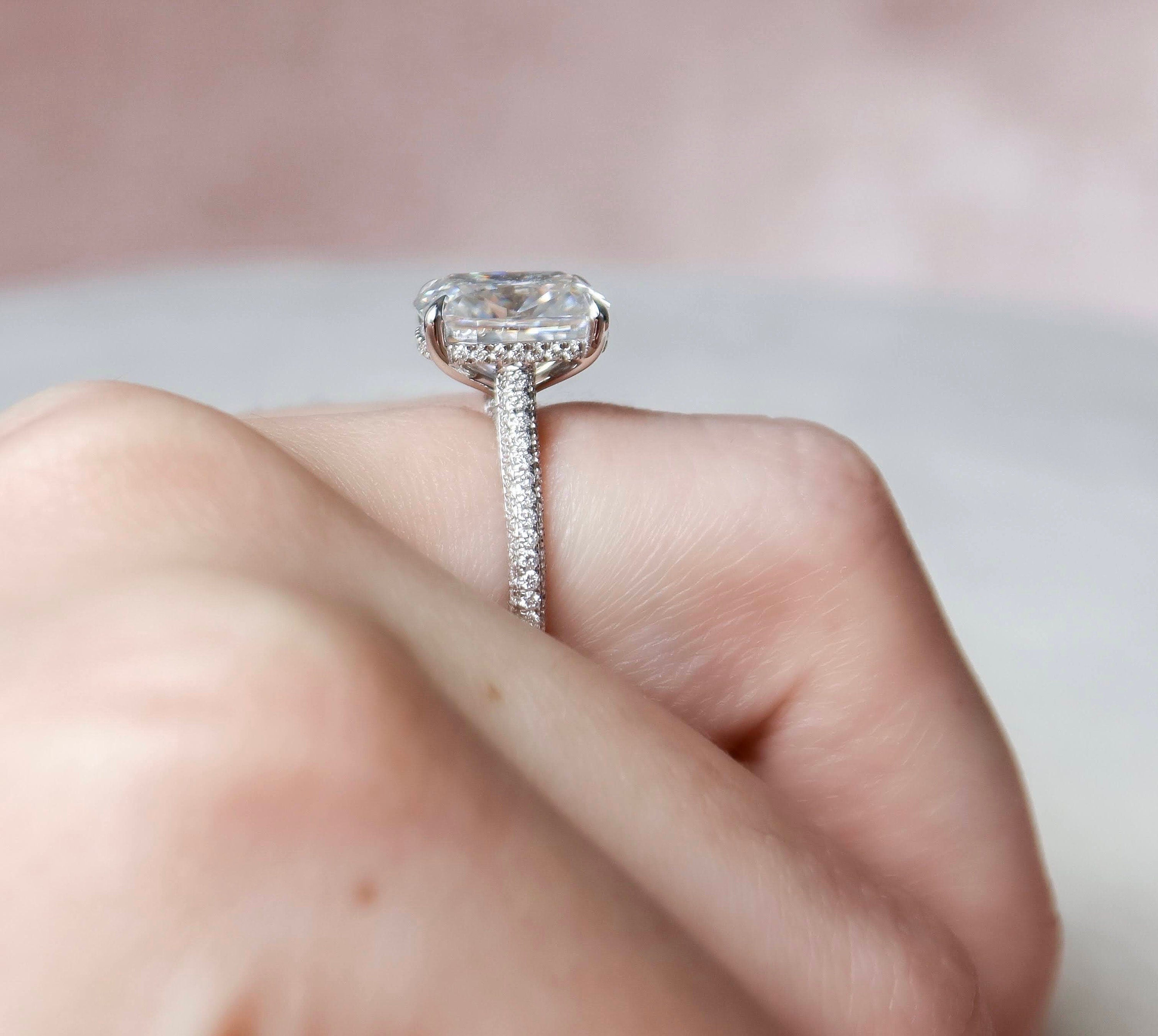 Moissanite Engagement Ring USA