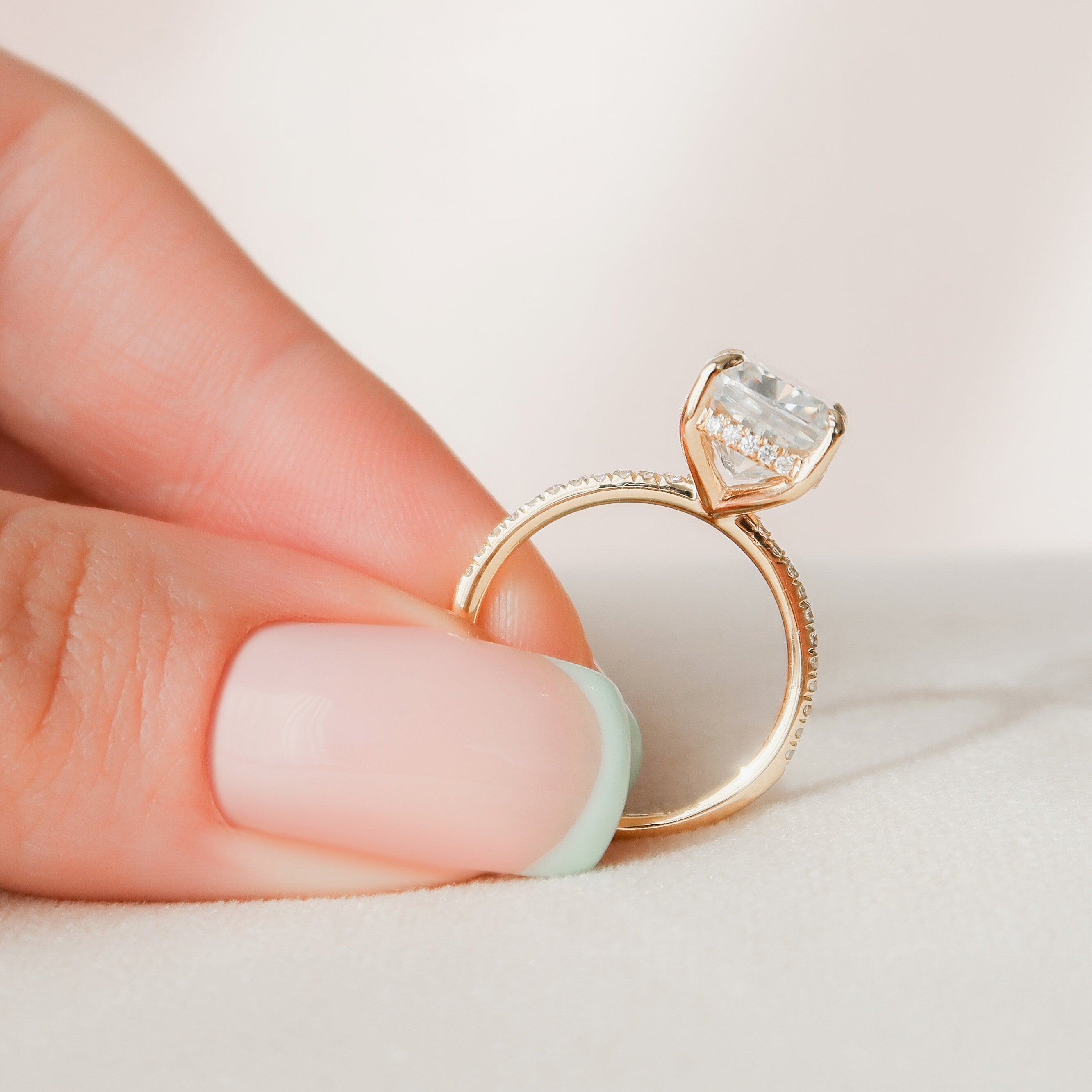 Moissanite Engagement Ring USA