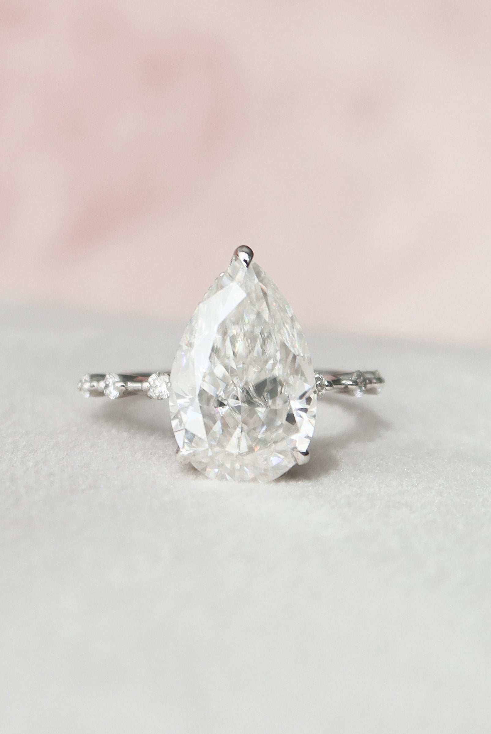 3.50CT Moissanite Engagement Ring