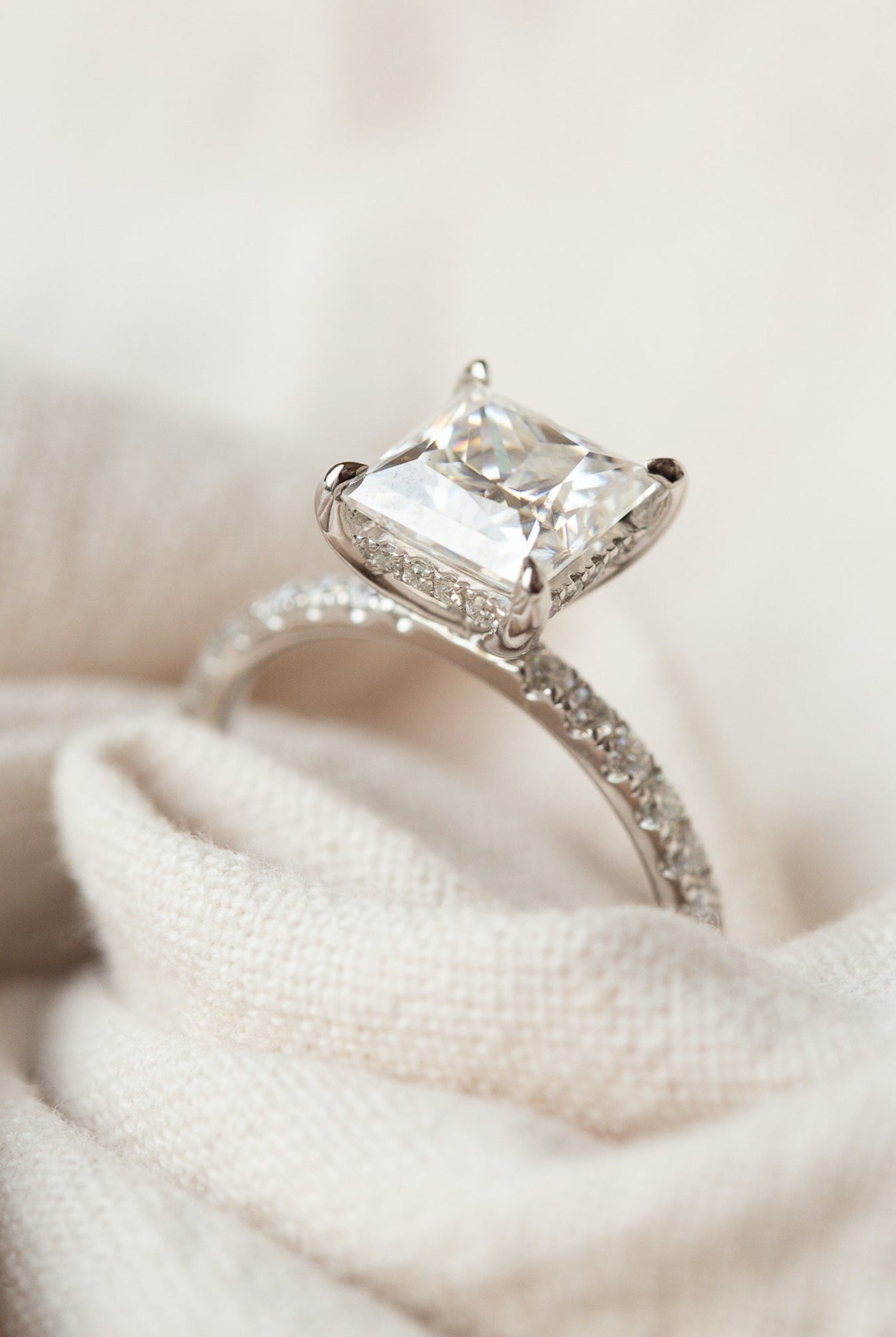 Princess Cut Solitaire Ring