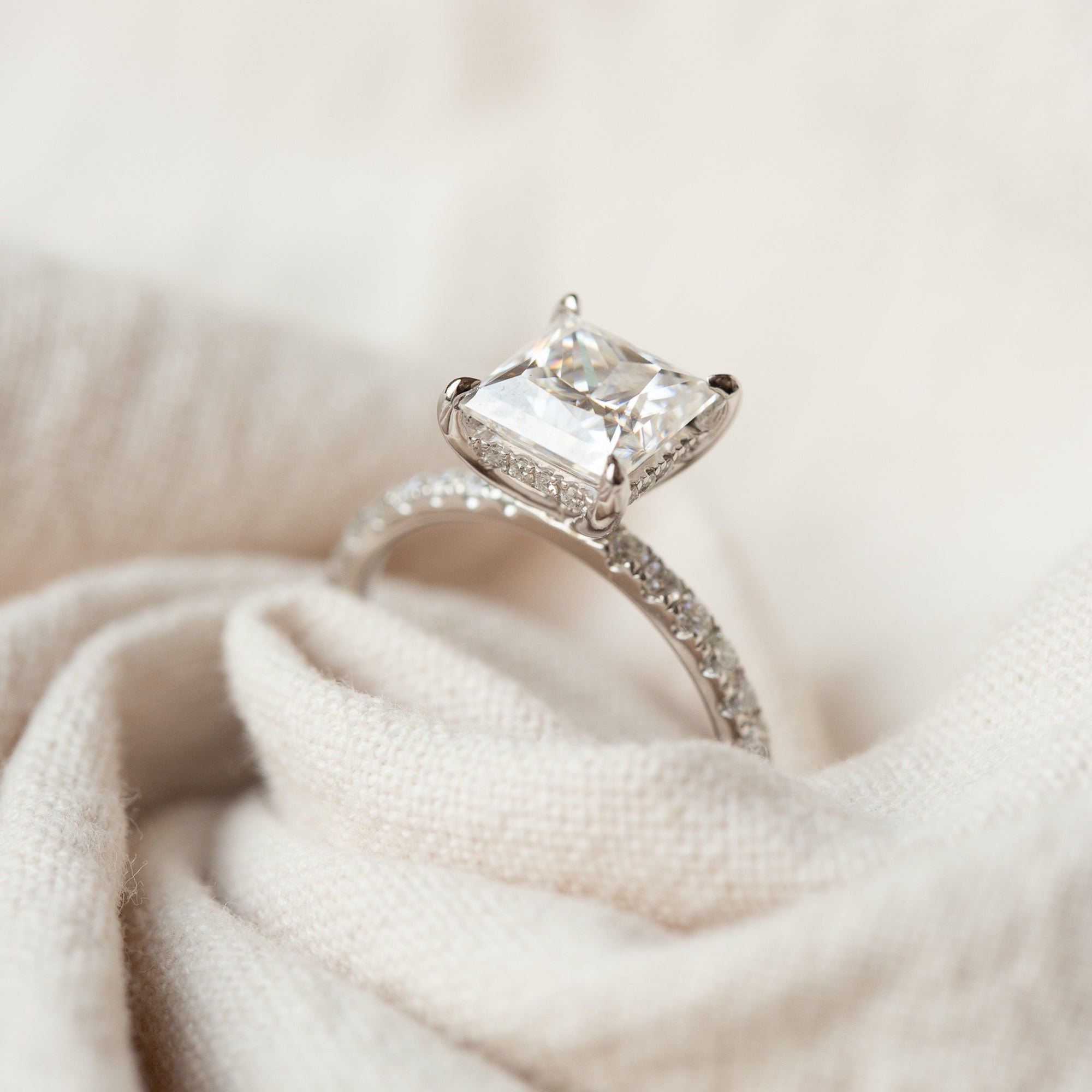 Princess Cut Solitaire Ring