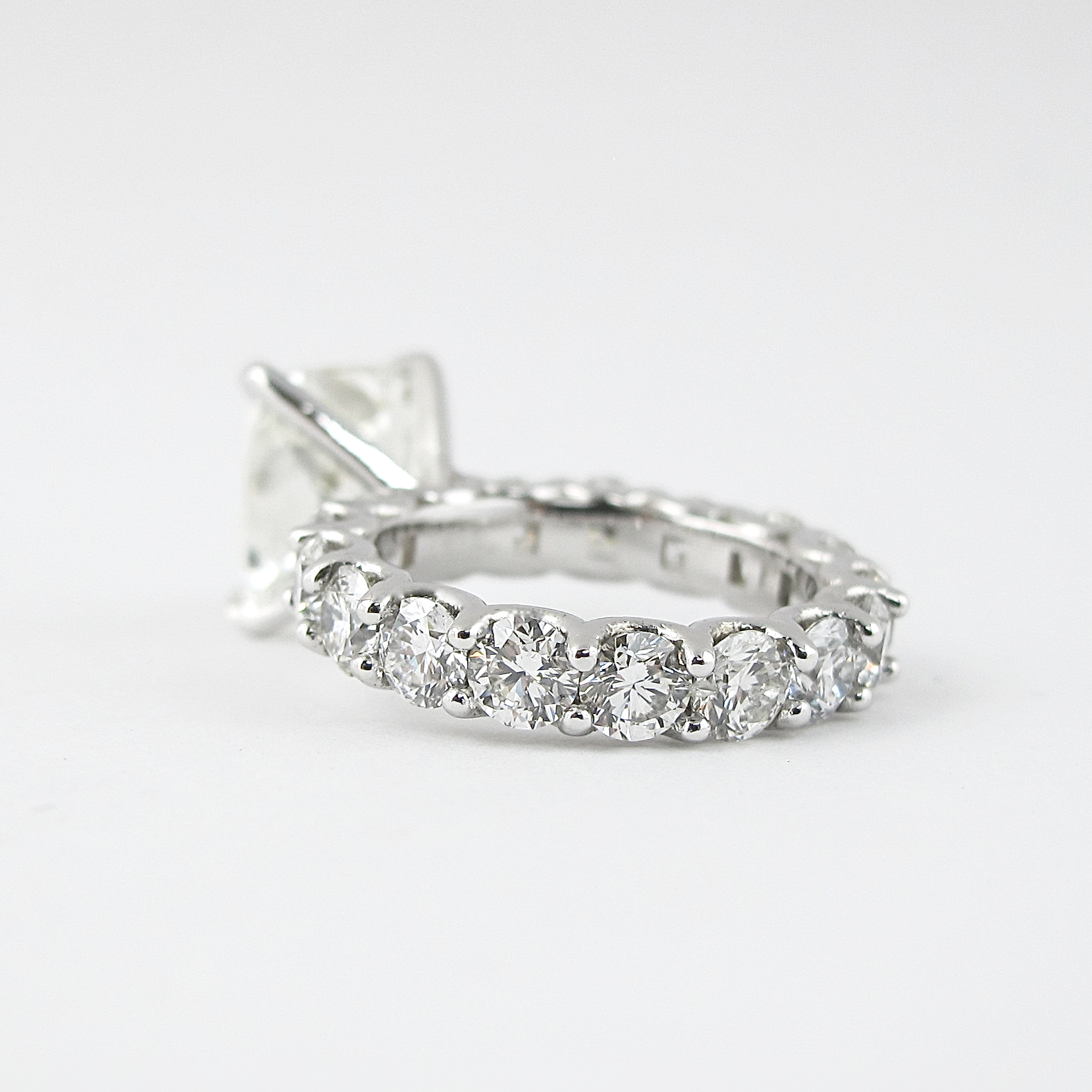 1.50CT Elongated Cushion Moissanite Diamond Pave Engagement Ring For Women