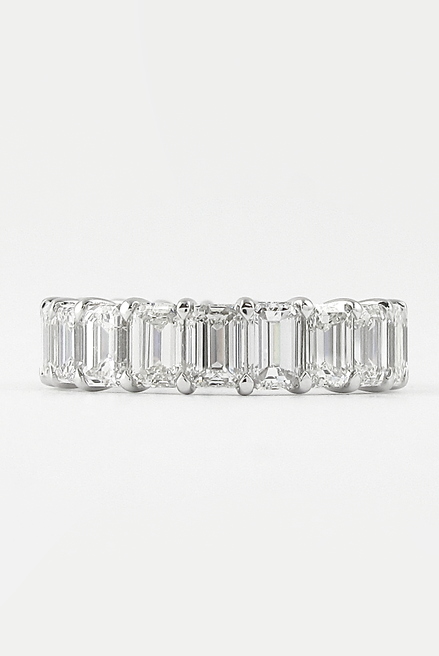 emerald-cut-full-eternity-moissanite-wedding-band