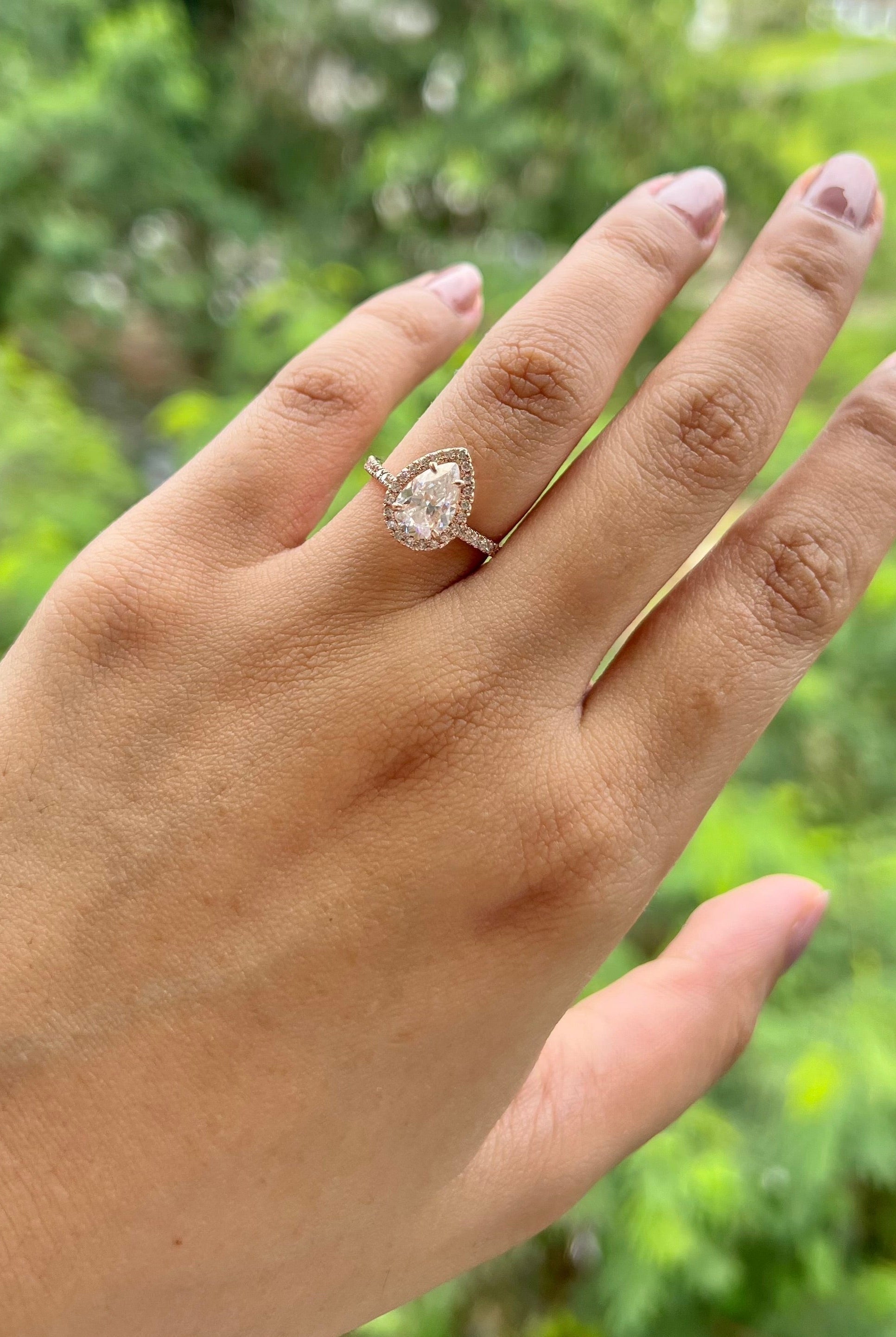 pear-cut-halo-pave-moissanite-engagement-ring