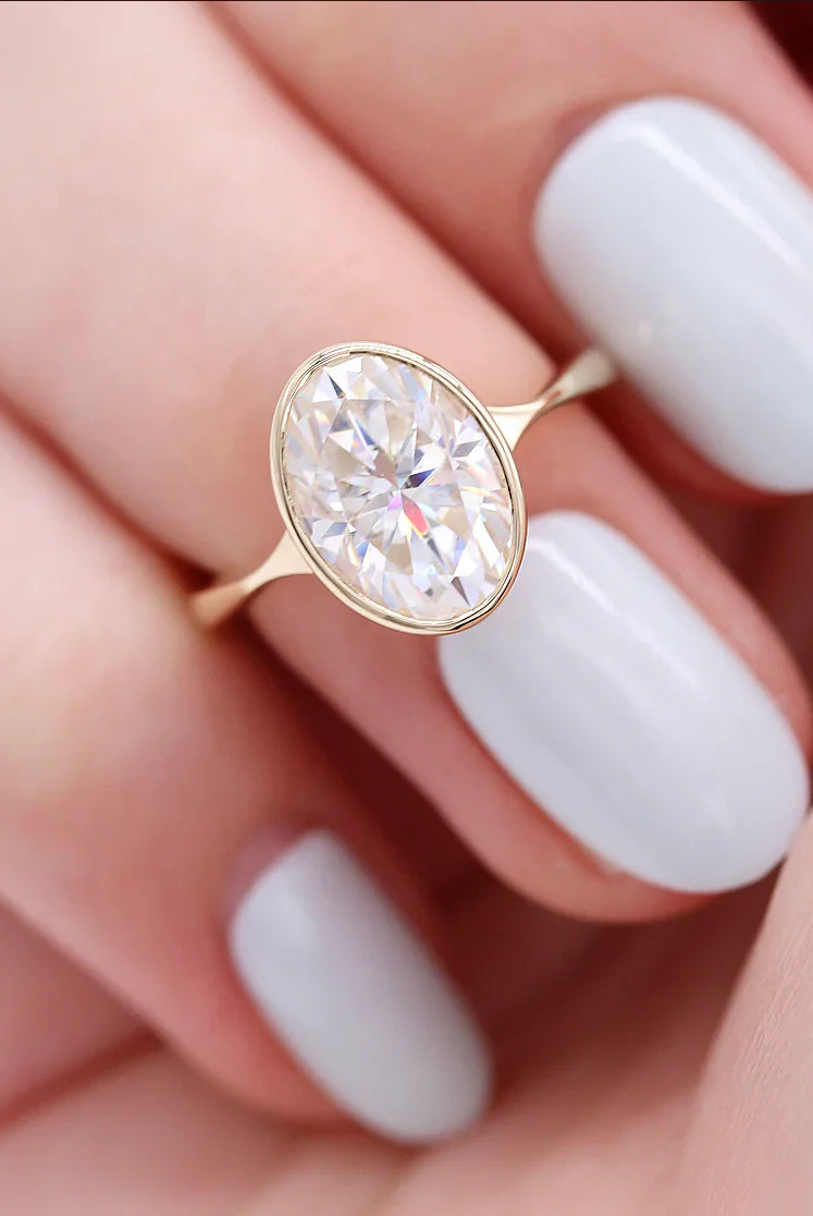 Moissanite wedding jewelry for themed wedding