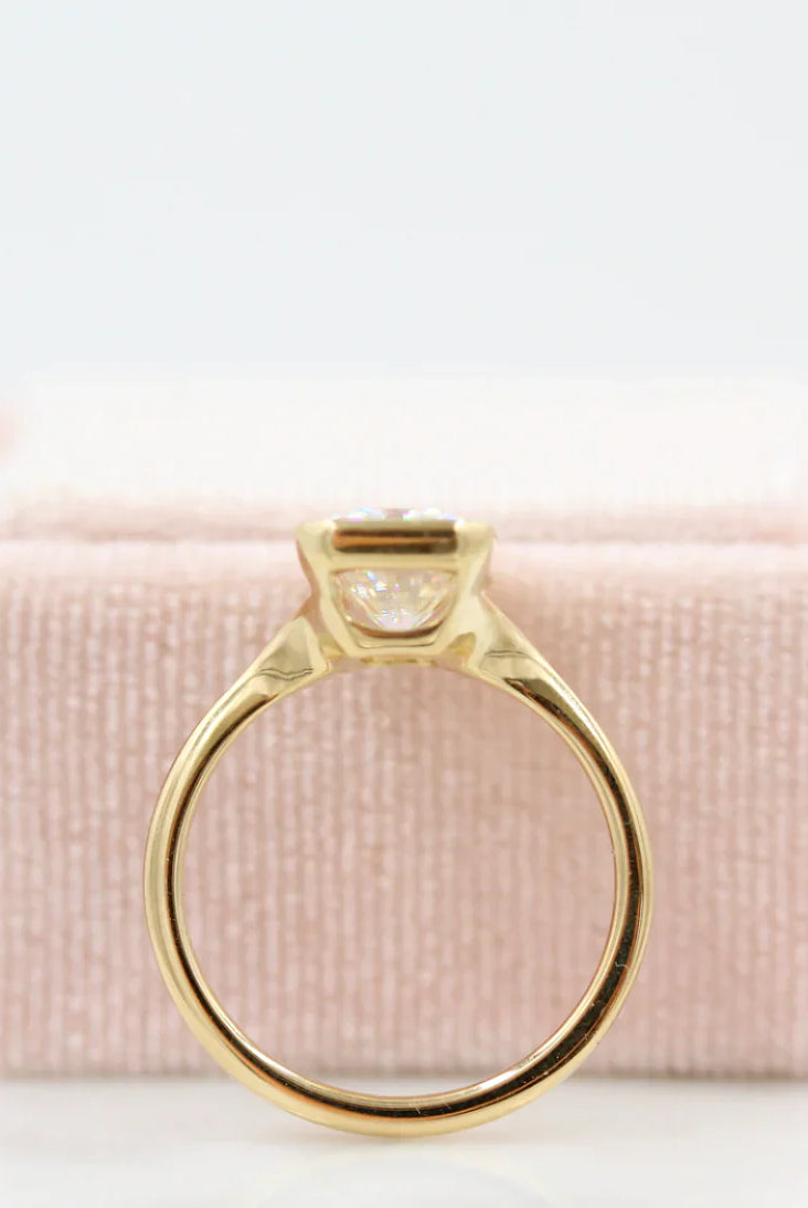 Moissanite wedding jewelry for bride and bridesmaids