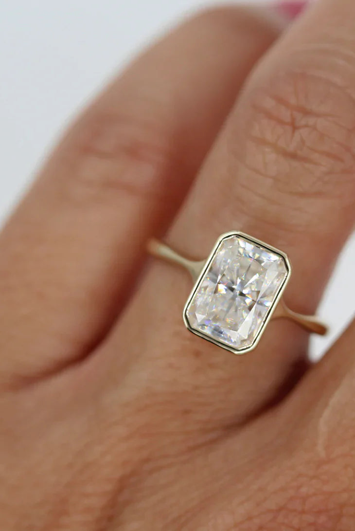 Moissanite wedding jewelry for the entire bridal party