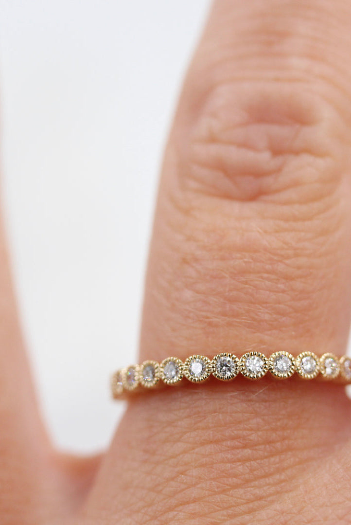0-22-tcw-round-milgrain-half-eternity-moissanite-wedding-band