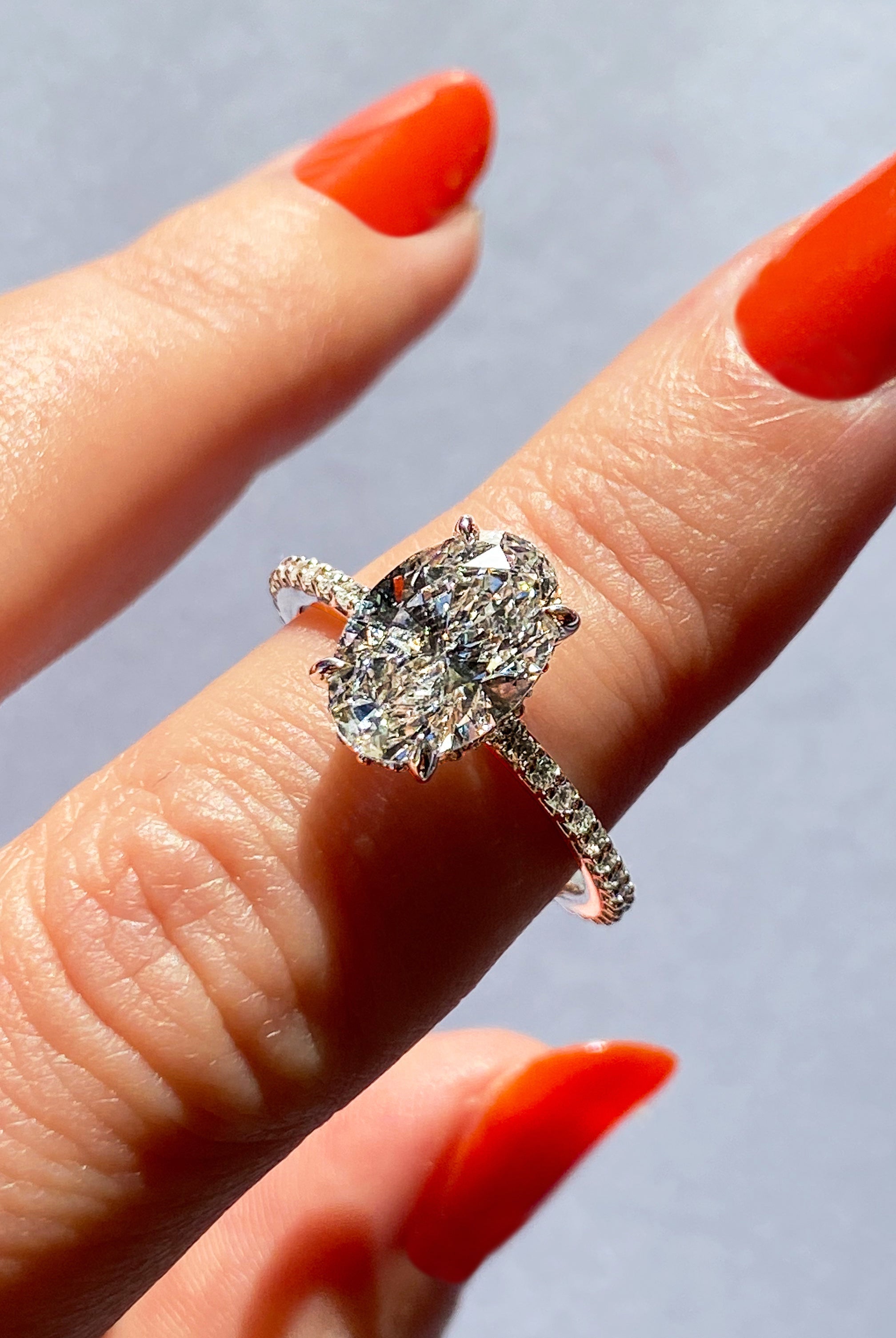 moissanite jewelry with floral-inspired styles