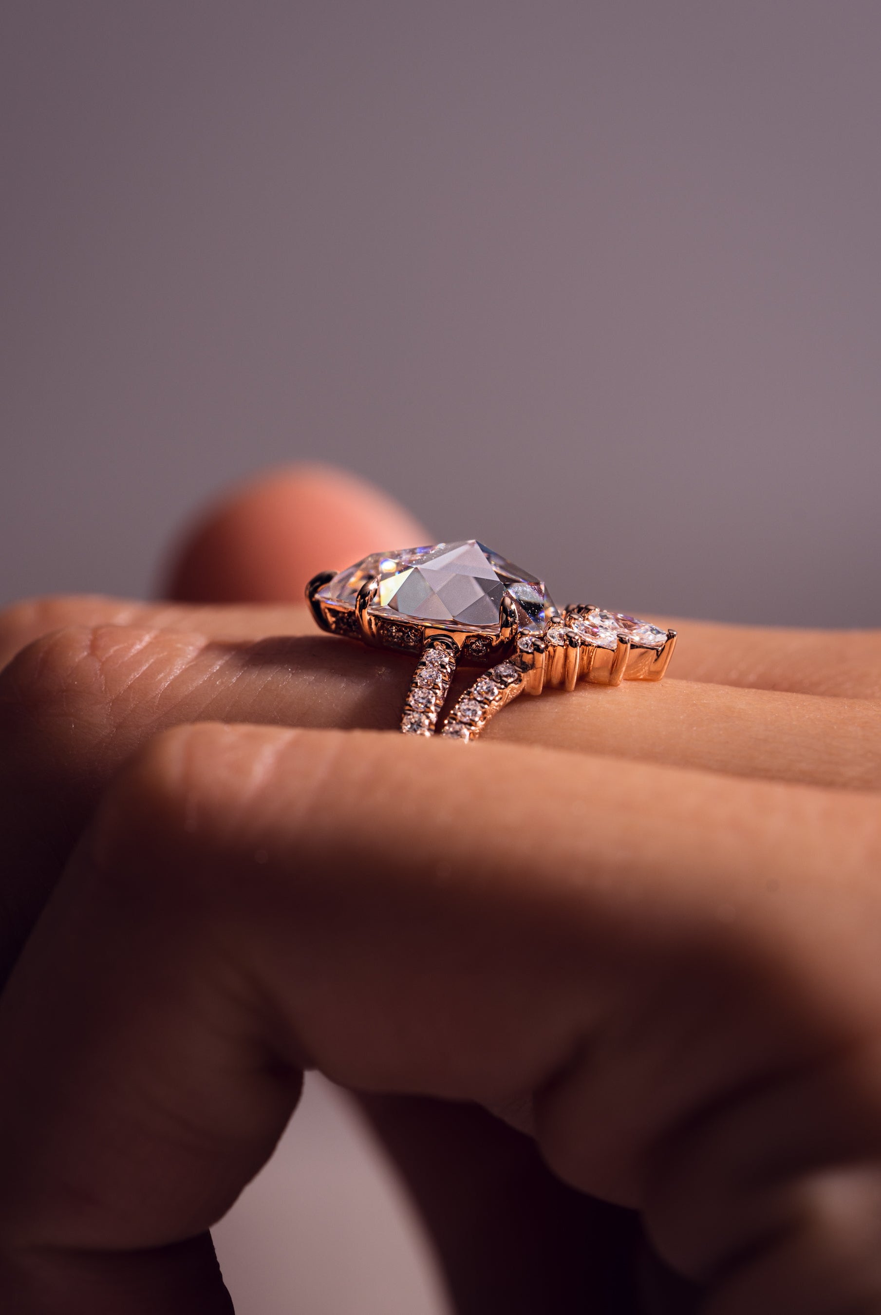 pear-cut-moissanite-solitaire-bridal-ring-set
