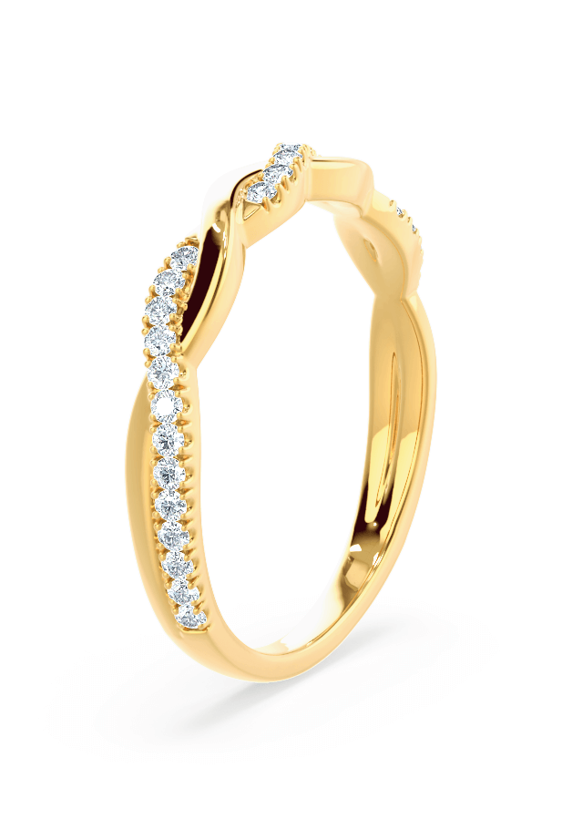 round-shaped-moissanite-twisted-style-wedding-band