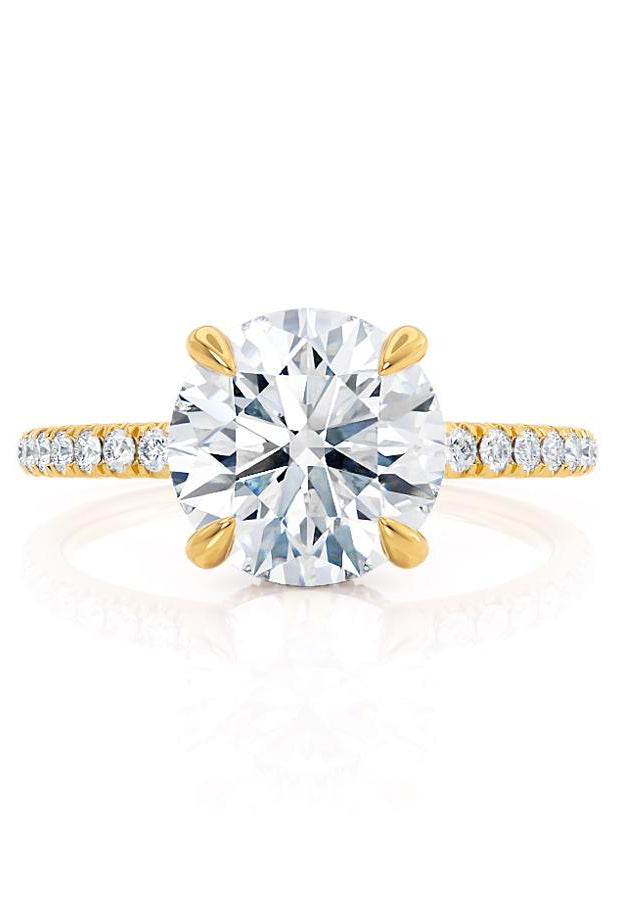 round-shaped-moissanite-hidden-halo-style-engagement-ring