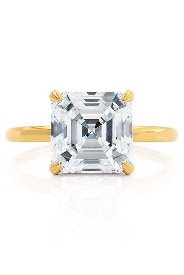 asscher-shaped-moissanite-hidden-halo-style-engagement-ring-2