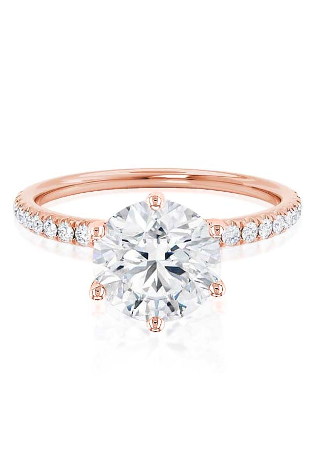 round-shaped-moissanite-solitaire-with-pave-setting-engagement-ring