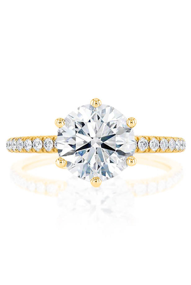 round-shaped-moissanite-solitaire-engagement-ring-2