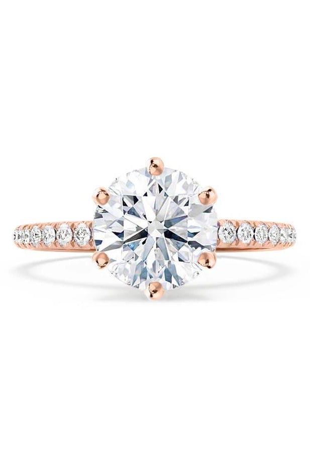 round-shaped-moissanite-solitaire-with-pave-setting-engagement-ring