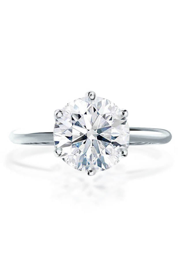 round-shaped-moissanite-solitaire-engagement-ring