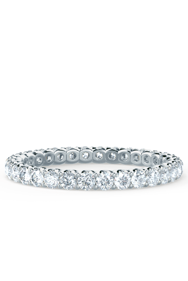round-shaped-moissanite-half-eternity-wedding-band