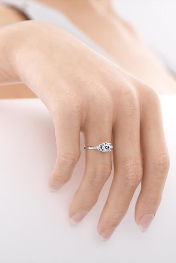 1-50-ct-round-shaped-moissanite-cluster-style-engagement-ring