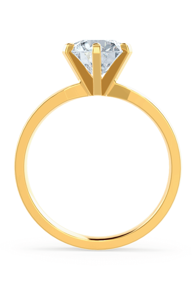 round-shaped-moissanite-solitaire-engagement-ring-7