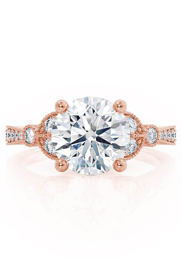 round-shaped-moissanite-cluster-style-engagement-ring-5