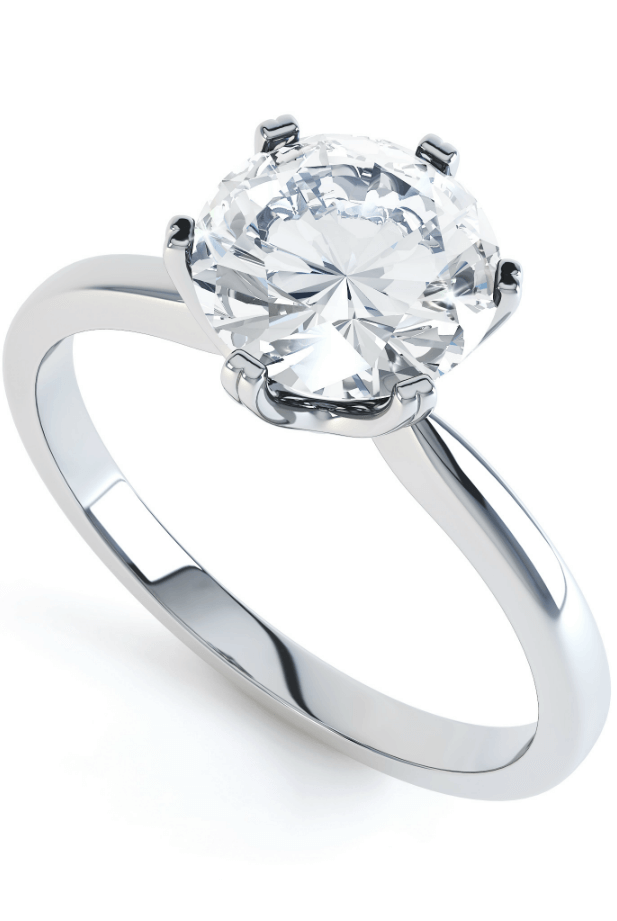 round-shaped-moissanite-solitaire-engagement-ring-3