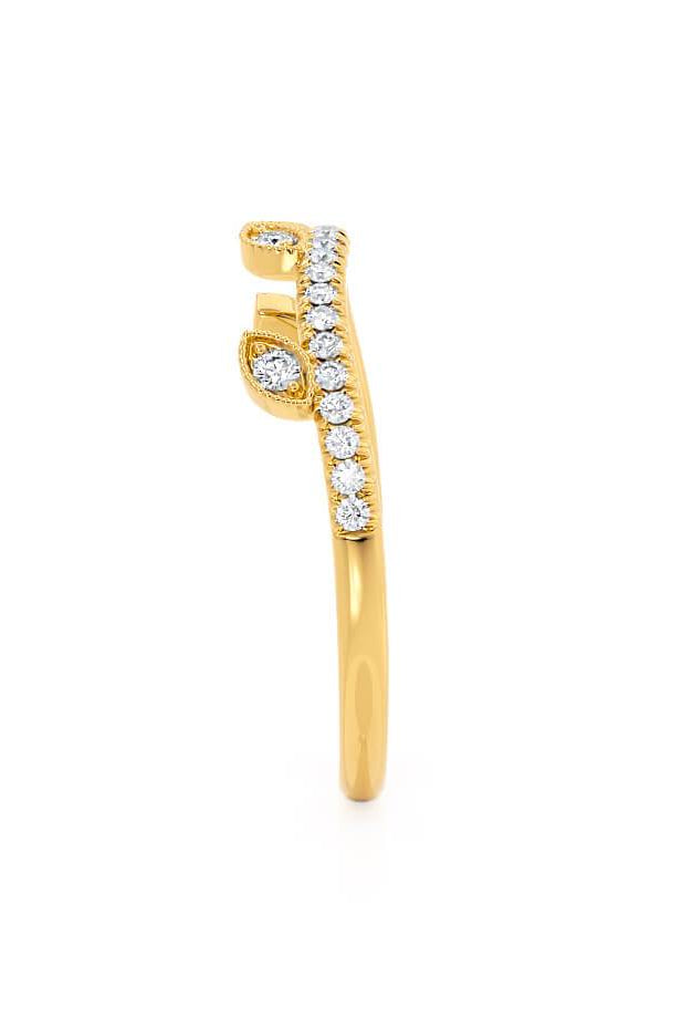 round-shaped-moissanite-vintage-style-wedding-band