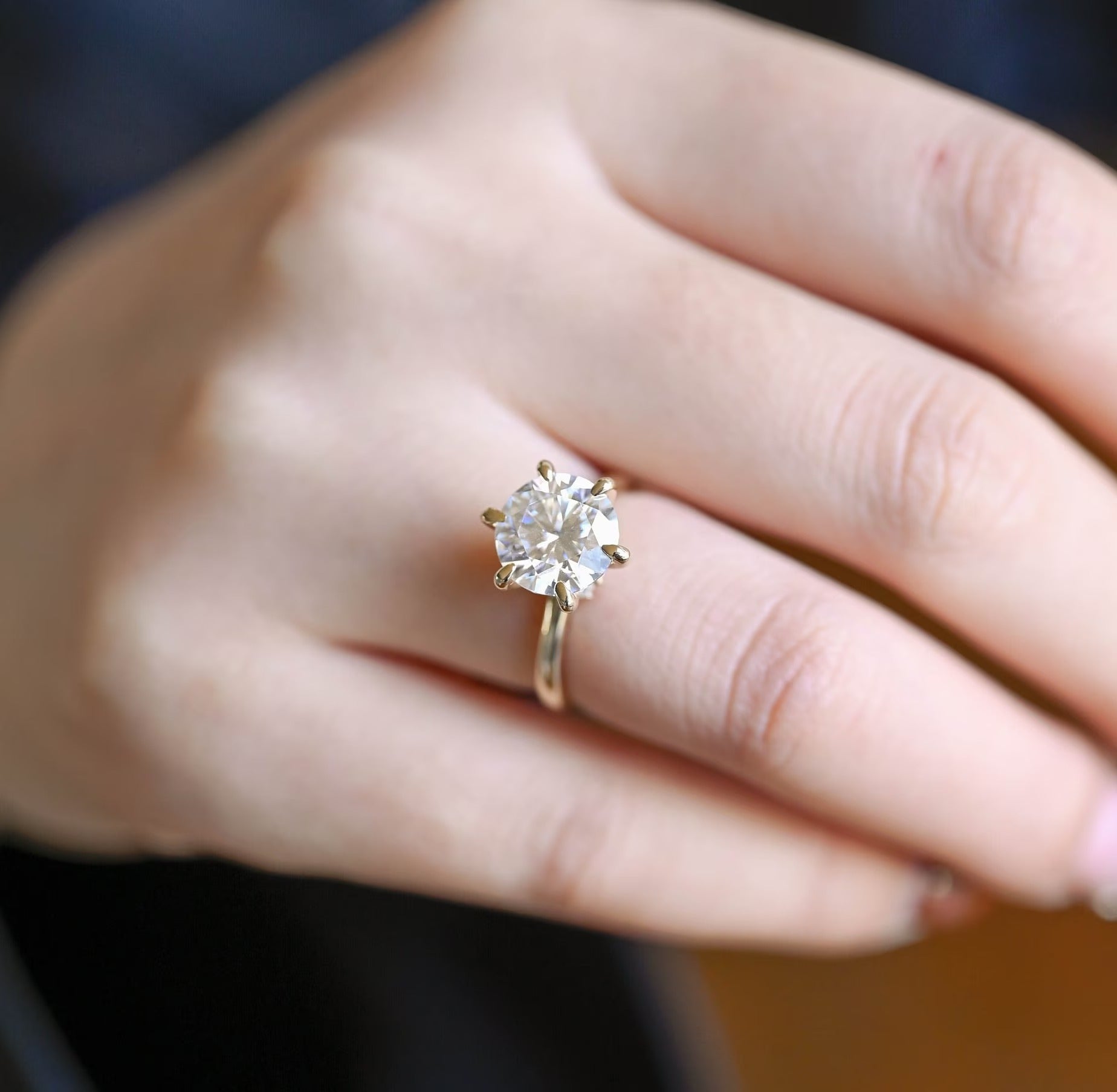 Classic Round Engagement Ring