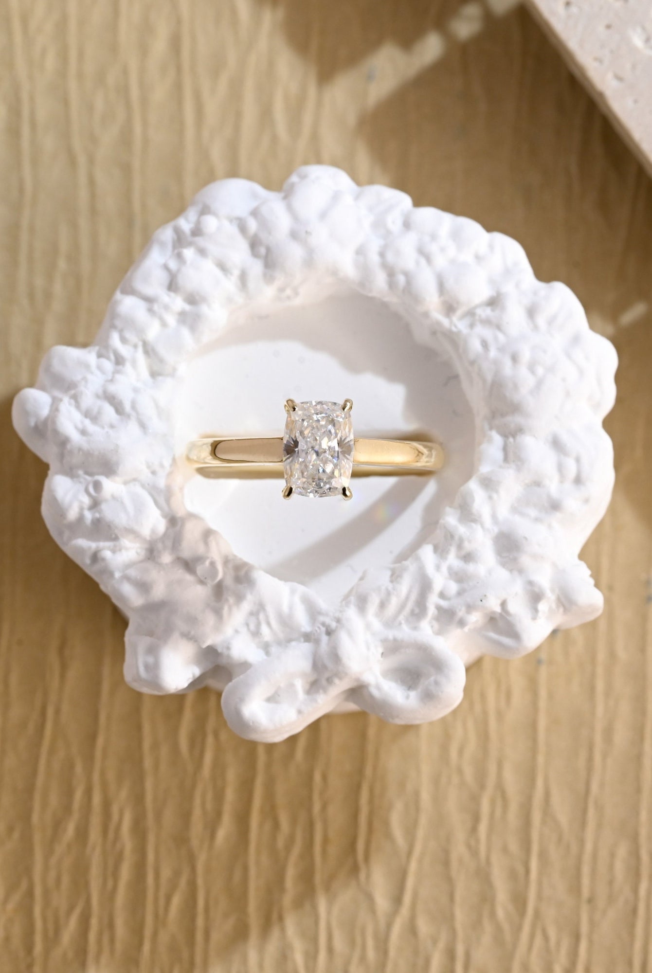 Luxury Moissanite Engagement Ring
