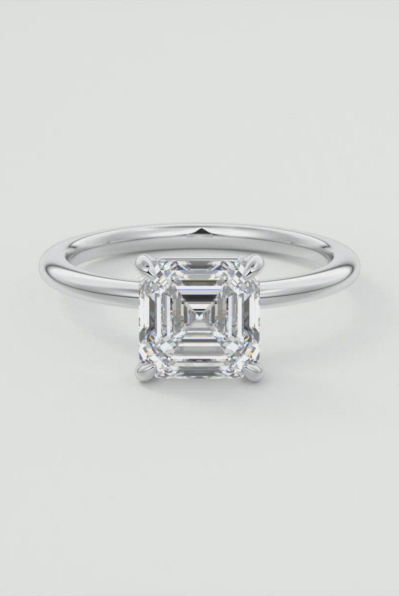 Moissanite Solitaire Ring