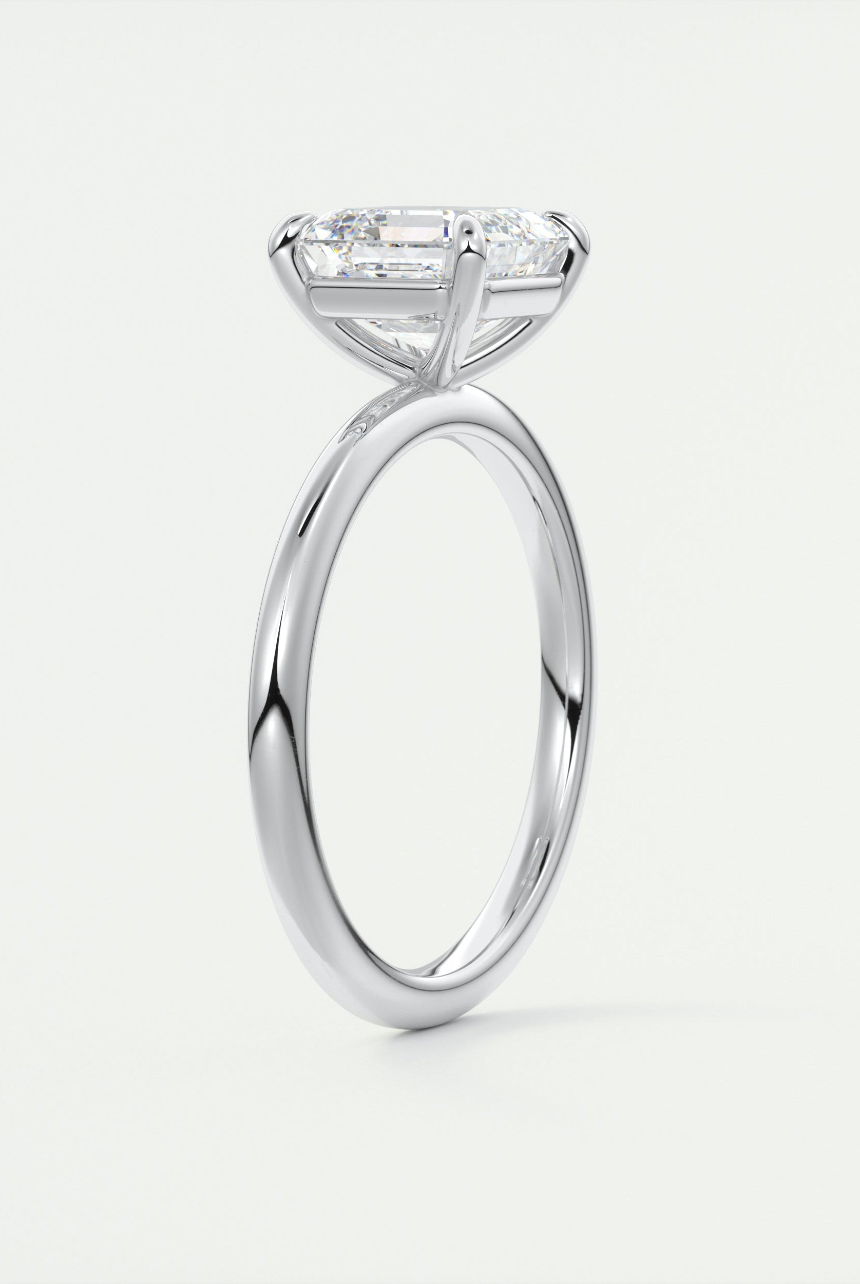 Asscher Cut Bridal Ring