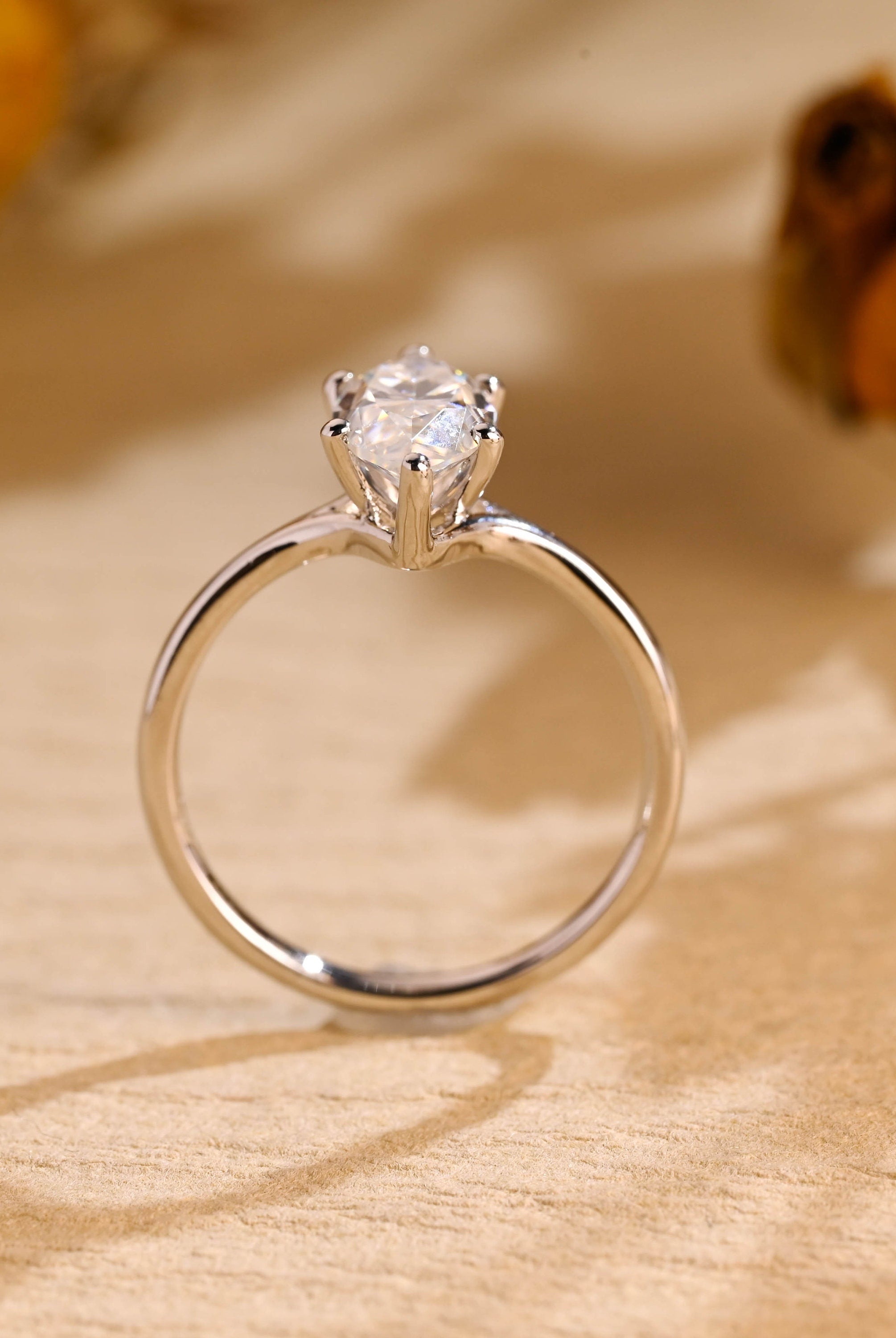 Elongated Marquise Ring
