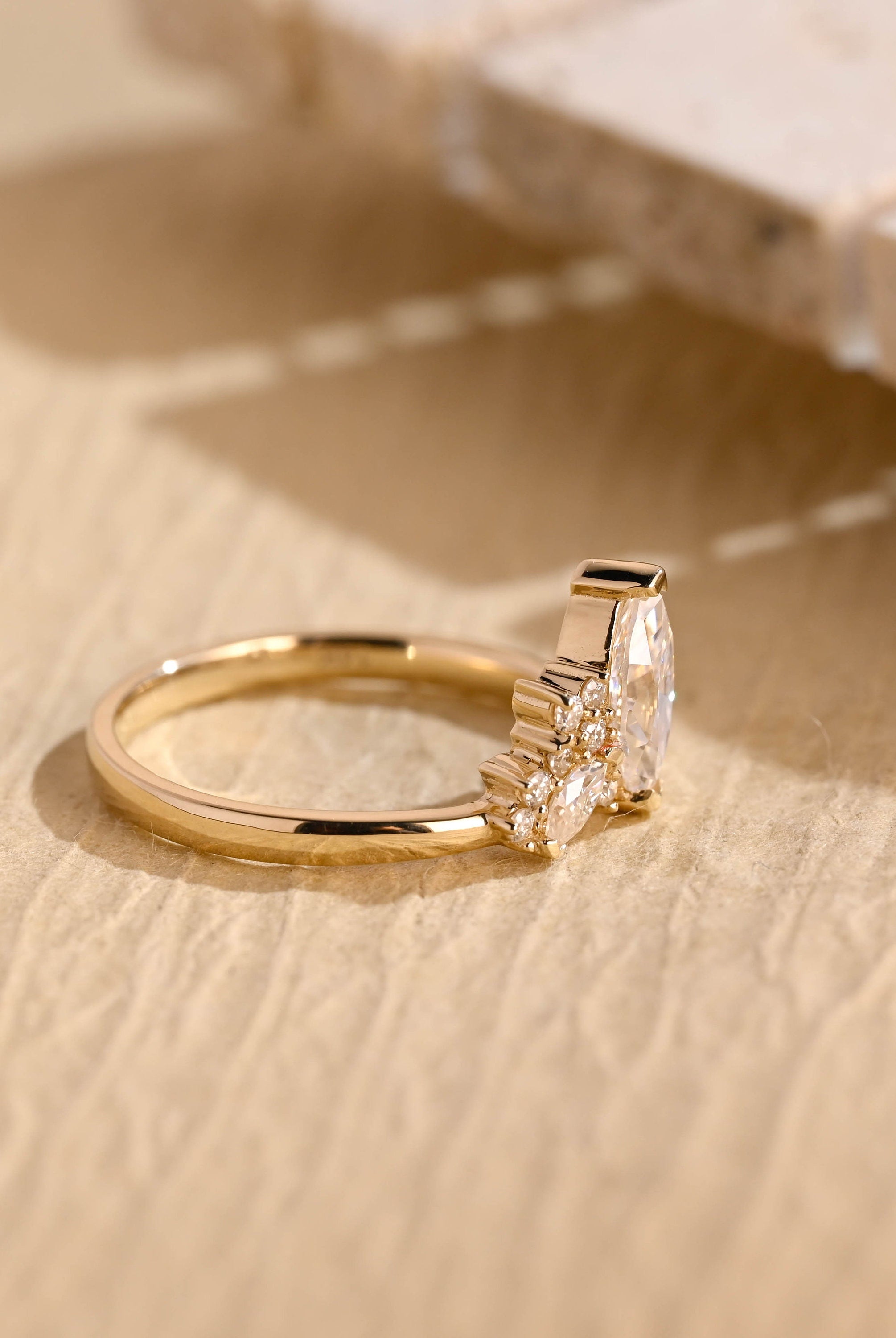 Marquise Cut Engagement Ring