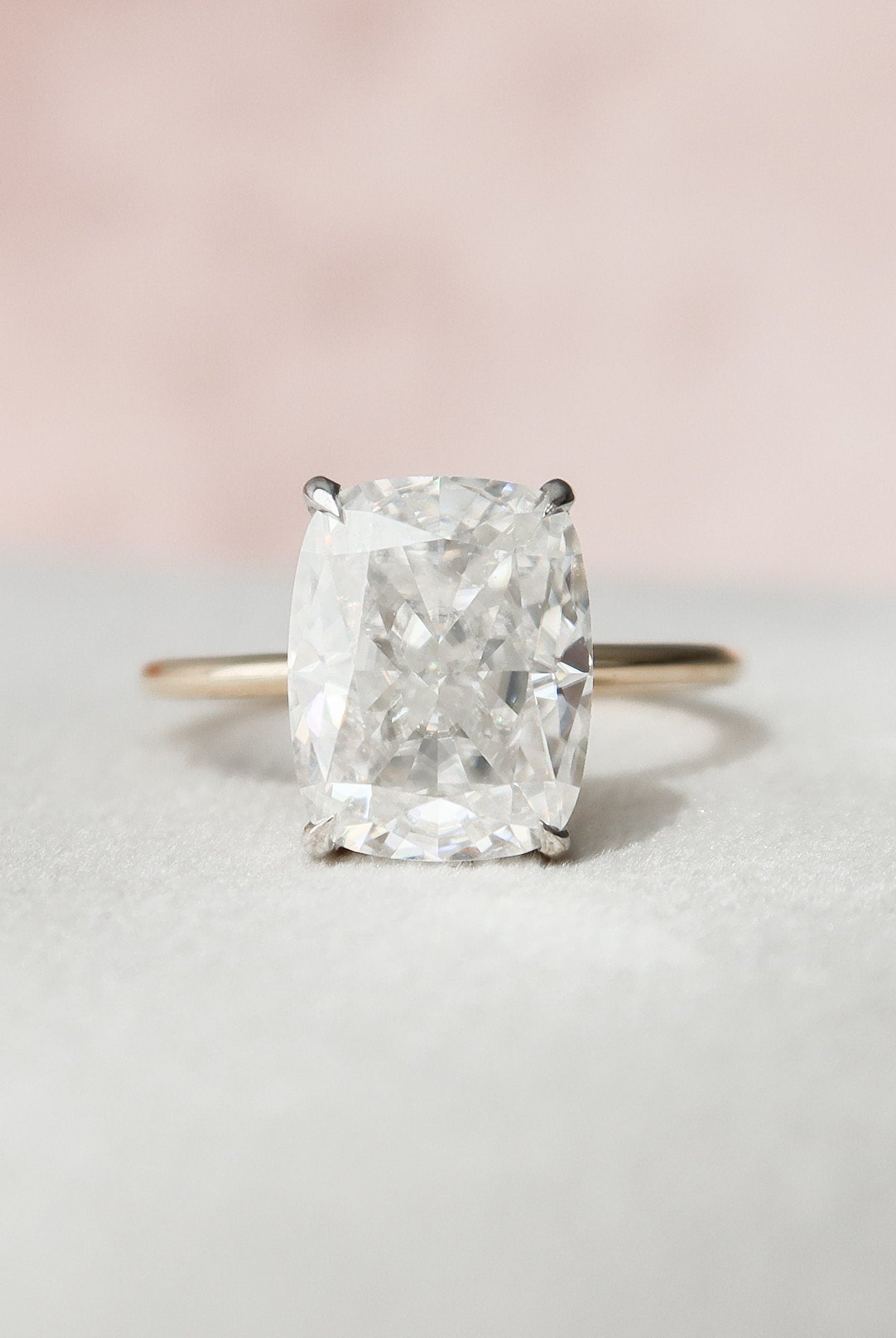 Romantic gemstone engagement rings