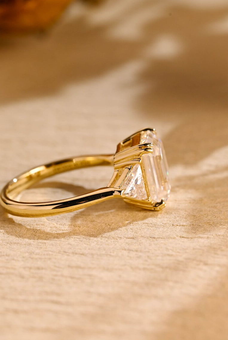 Emerald Trilogy Ring