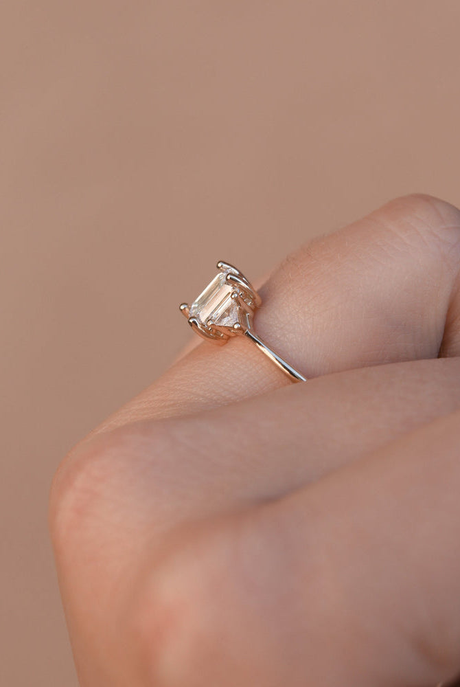 Three Stone Bridal Ring