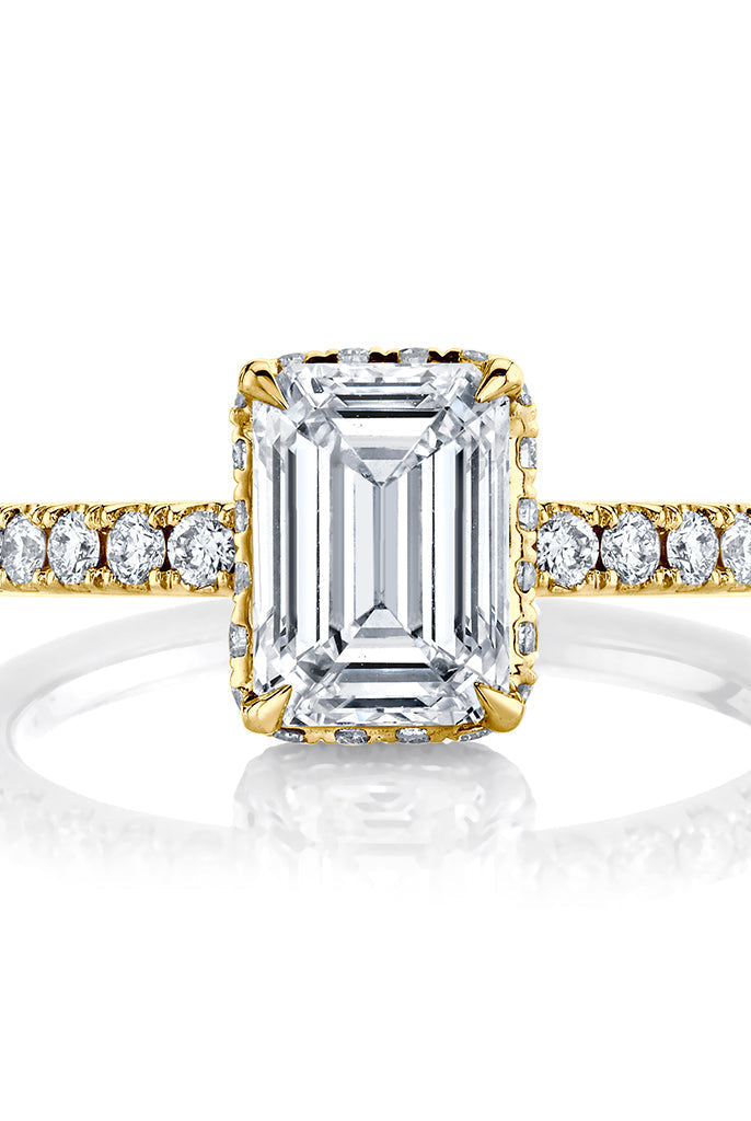 Luxury Moissanite Engagement Ring