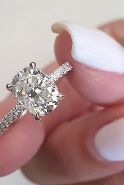 Cushion Cut Engagement Ring