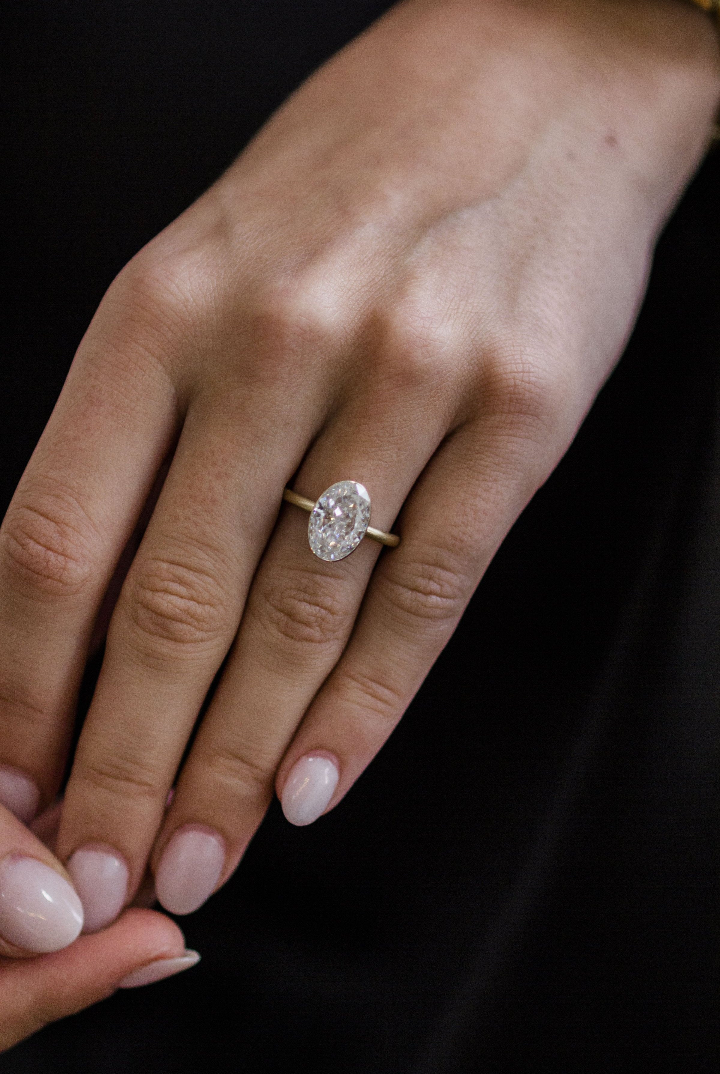 Oval Solitaire Engagement Ring