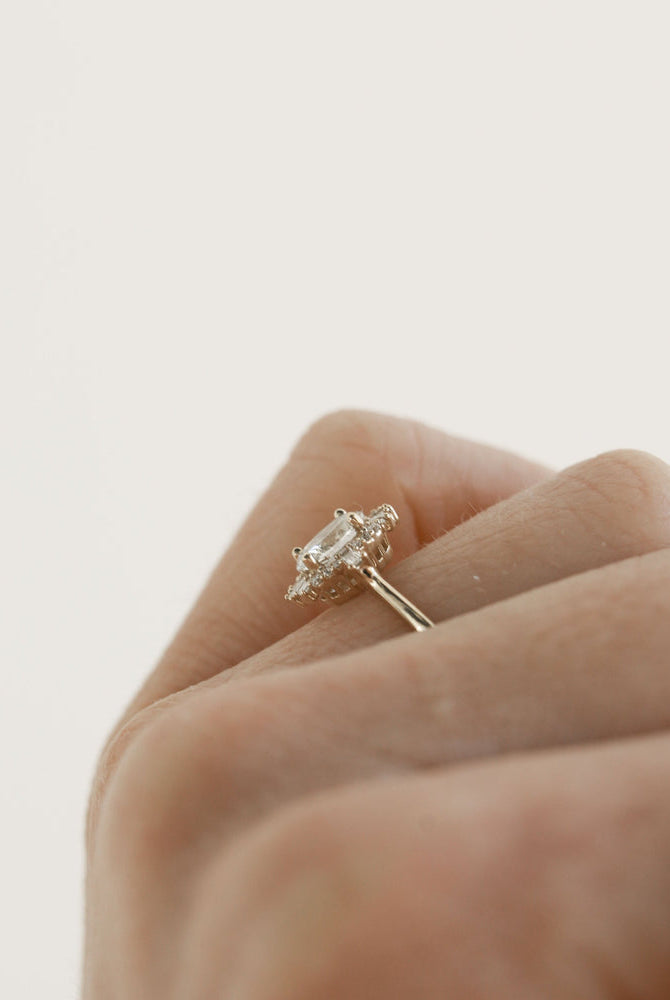 Cluster Engagement Ring