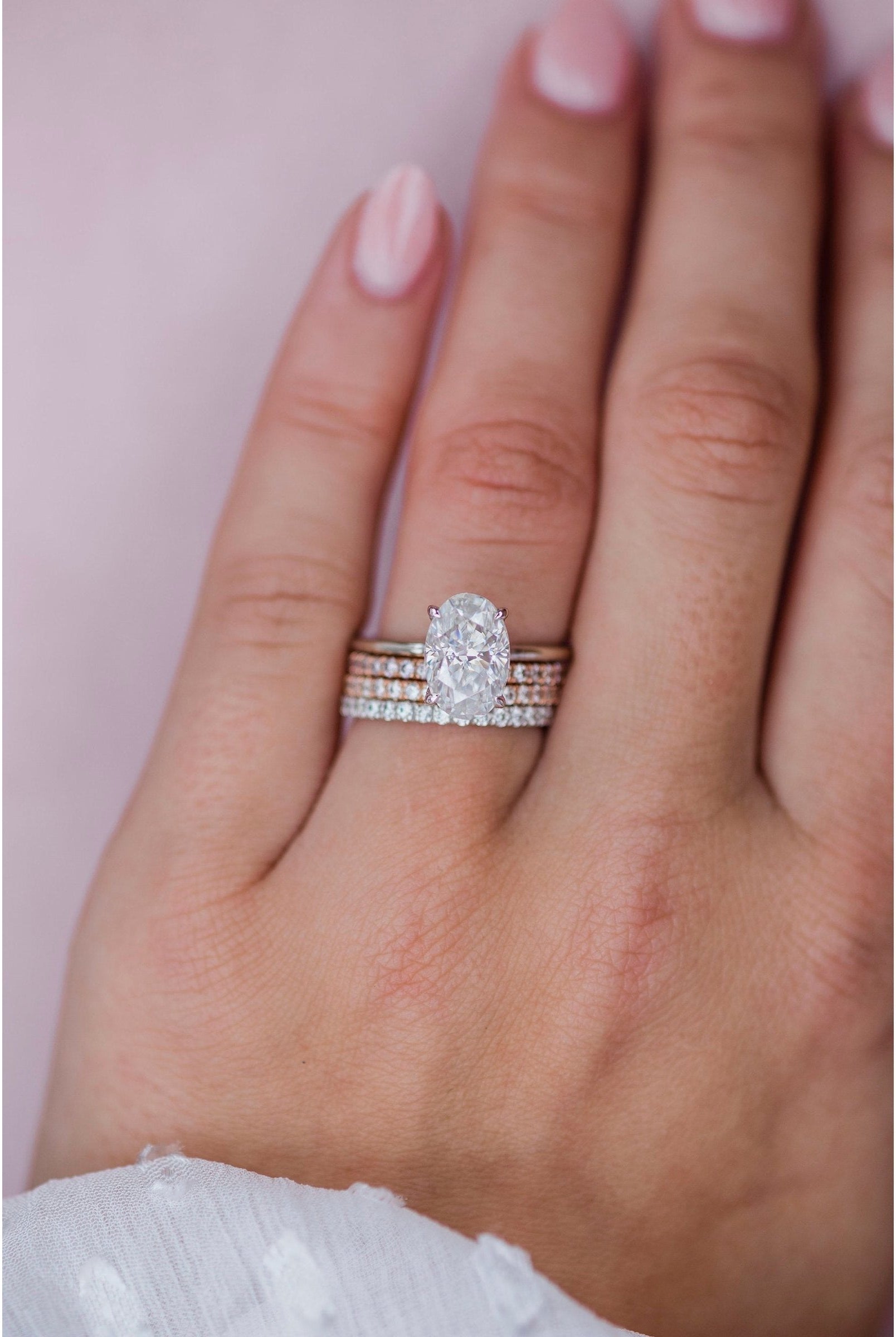 4 Prong Moissanite Ring